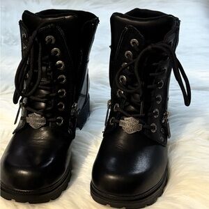 Harley-Davidson Women's Black Moto Boots